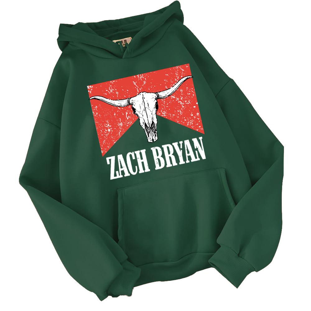 Zach Bryan Merch Print Loog Sleeve Men Women Coat Hoodie
