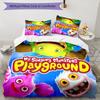 3pcs My Singing Monsters1 Pattern Bedding Set Duvet Cover Set Includes Duvet Cover &pillowcases, Perfect All Season Bedroom Decoration & Gift