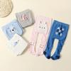 3-Pack Toddler Girls' Knitted Tights with Cute Animal Prints, Spring/Fall Cotton Blend Pants, Soft Warmth