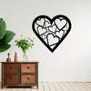 Modern Heart Metal Wall Decor Wedding Anniversary Gift Mother's Day Home Decoration Versatile Celebration Art