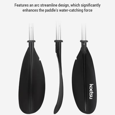 4pcs Detachable Adjustable Kayak Paddles Aluminum Alloy Shaft Paddle Double Head Paddle