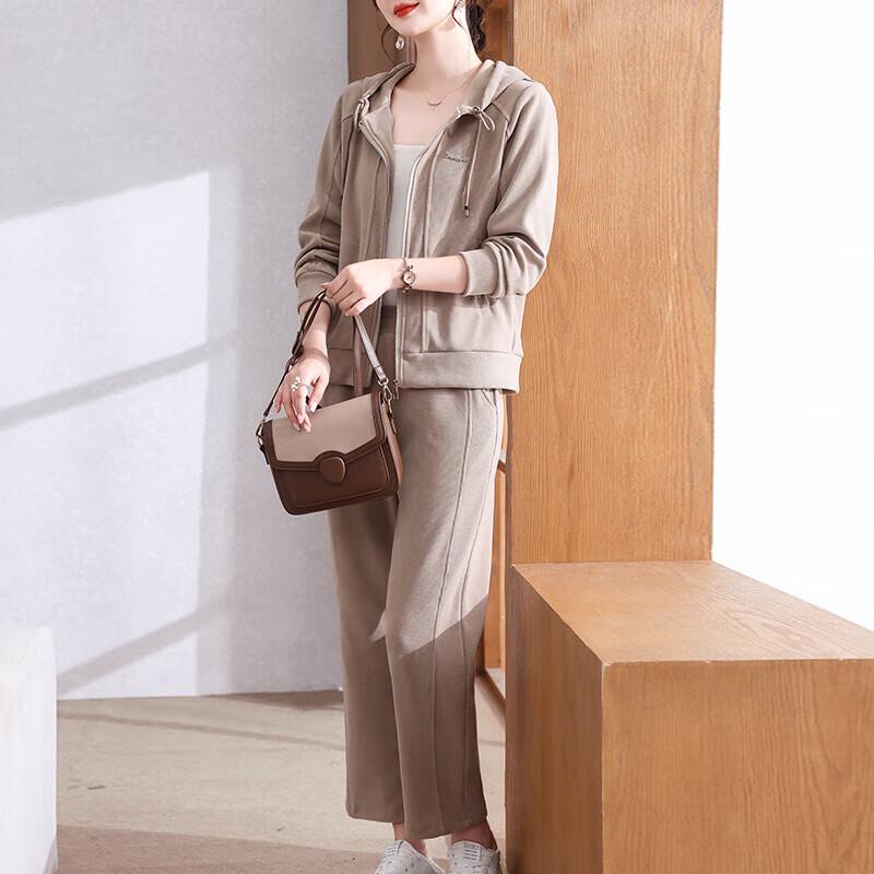 

XUEXI Женский осенний кардиган и топ, комплект из двух предметов 2XL