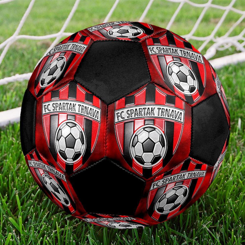 FC Spartak Trnava Size 5 Soccer Ball, Machine-Stitched PVC, Durable & High Bounce, All Ages Fit, fan merchandise, matches & outdoor use.