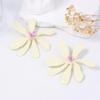 2025 New ZAA Charm Women Jewelry Luxury Enameled Metal Flower Earrings Trend Casual Holiday Party Accessories Elegant Girl Gifts