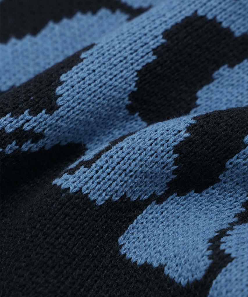 CRITIC Goth Logo Hood Knit Charcoal