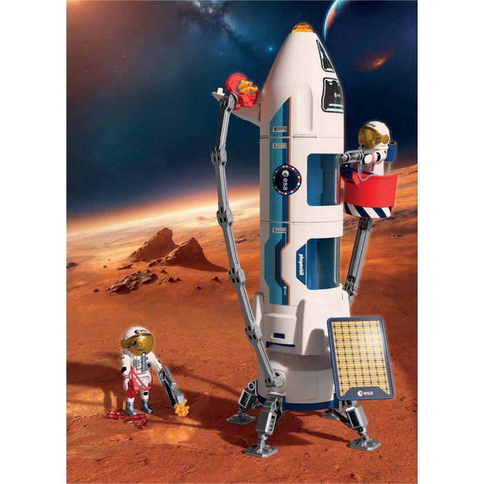 PLAYMOBIL 72011 Fusée d'exploration sur Mars de l'ESA, L'espace, 71 pieces, des 4 ans