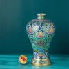 Exquisite Famille Rose Cloisonné Enamel Wine Jar Ornament, 1 Jin/5 Jin Capacity