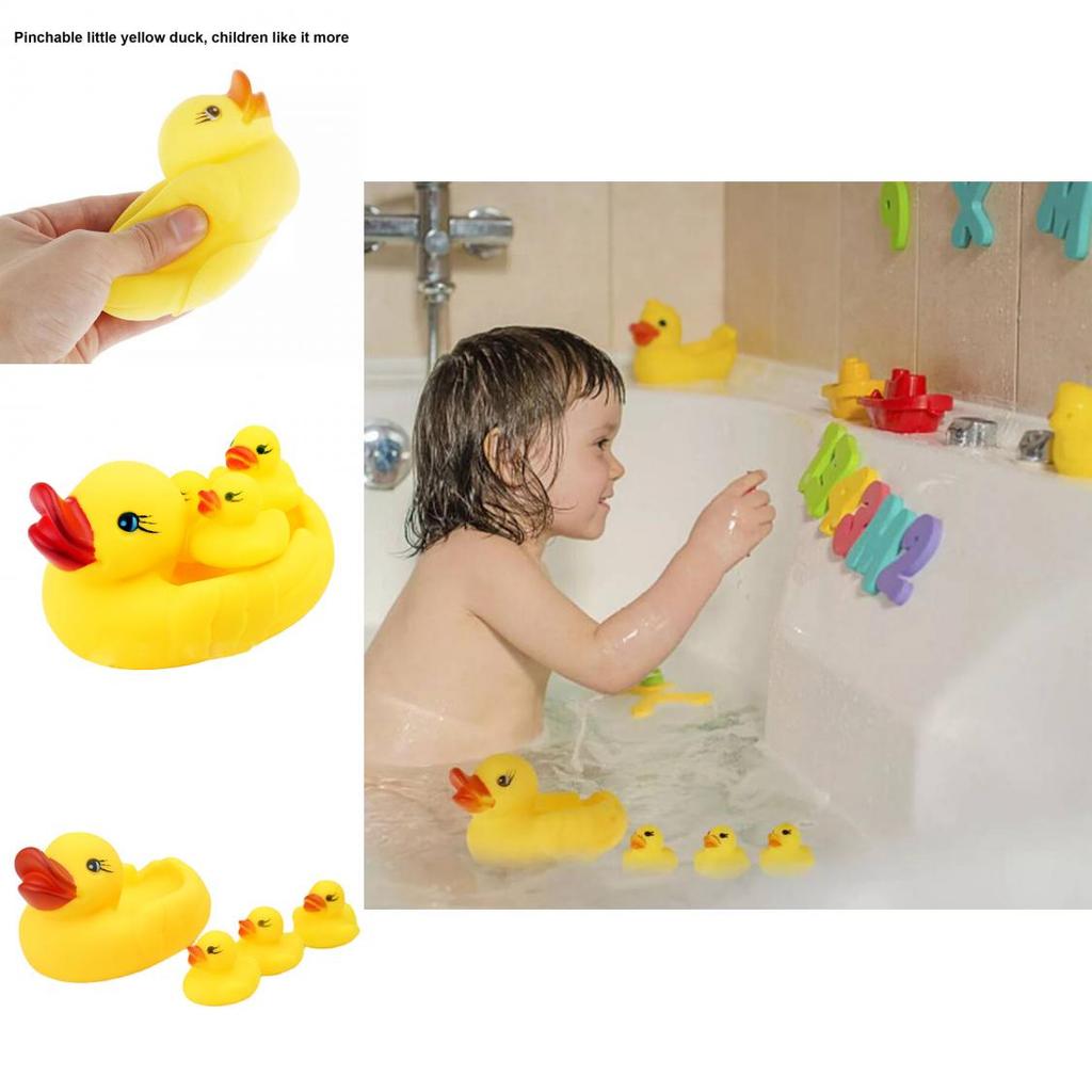 Adorable Squeeze Bath Duck Toy For Kids Soft And Safe Water Play Duck