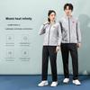 Li Ning National Team Series Waterproof Breathable Sweat-Wicking Sports Windbreaker Men outerwear Dove-Gray AFDU317-2