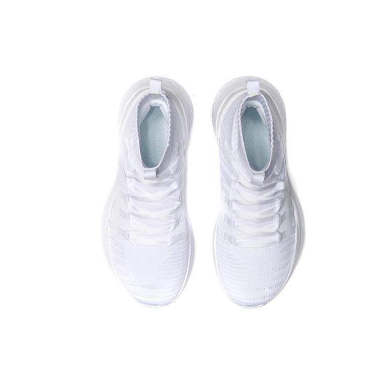 New LiNing Wujie Anti Slip Wear Resistant High Top Sports Casual Shoes Women's White AFPP018-1