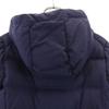 Uniqlo Seamless Down Jacket L Navy Hood Women Used