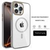 Magnetic Luxury Transparent Acrylic Armor Shockproof Case For iPhone 16 15 14 13 12 11 Pro Max For Magsafe Wireless Charge Cover