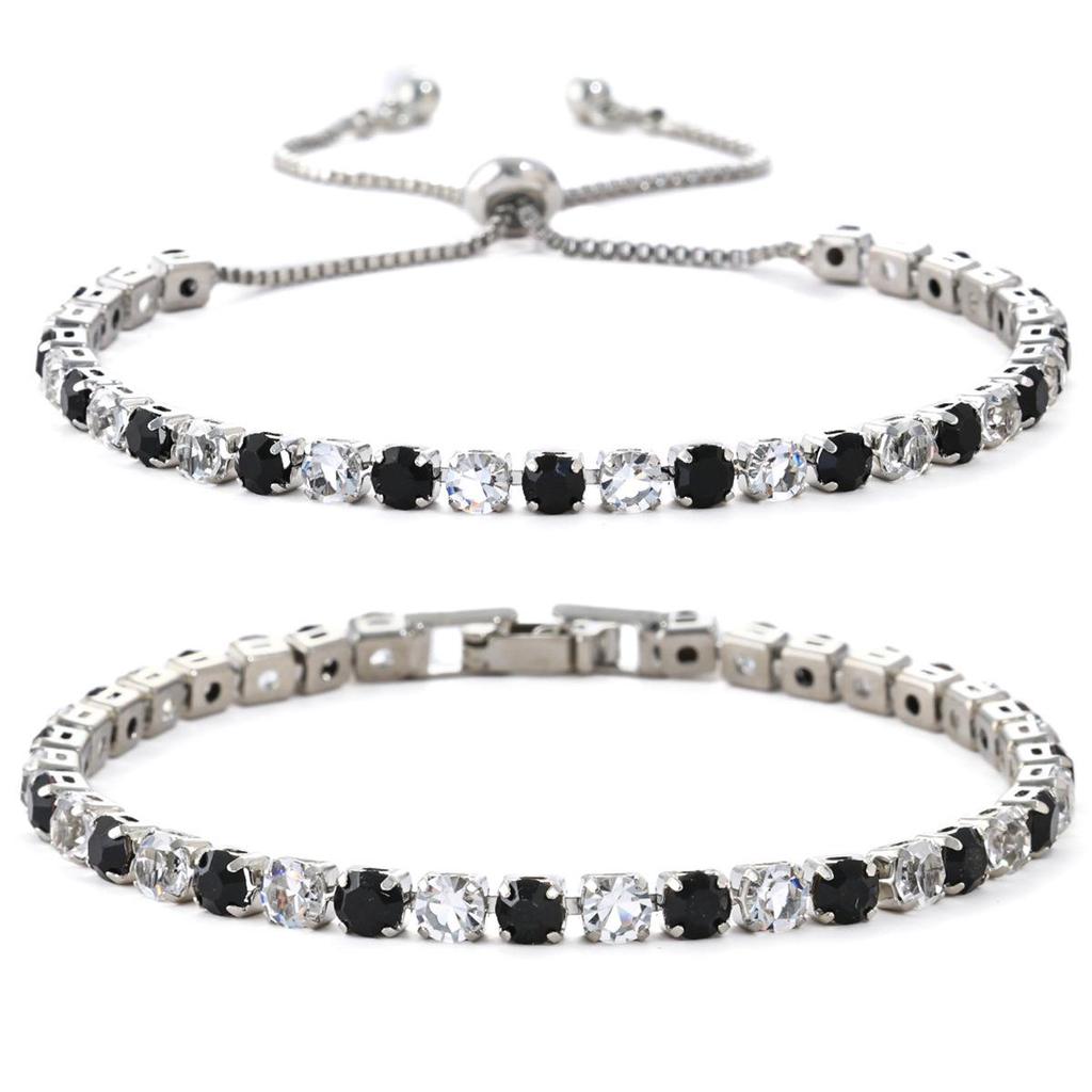 Women's High-End Zircon Crystal Bracelet - Elegant Fashion Accessory