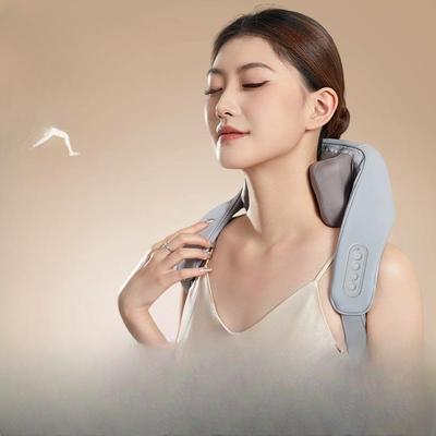 Shoulder and Neck Massager Trapezius Massager Multifunctional Electric Neck Kneading Hot Compress Cervical Vertebra Massage Shawl