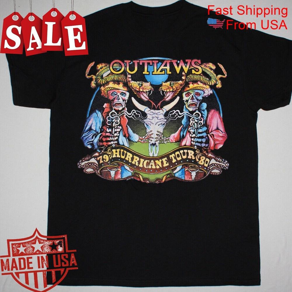 The Outlaws 79-80 tour Gift For Fans Unisex All Size Shirt Unisex T-Shirt