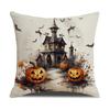 New Halloween Pillowcase Pumpkin Spoof Fun Holiday Decoration Home Pillowcase Bedroom Cushion Cover