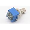 3PDT Guitar Foot Switch - True Bypass Effect Pedal Push Button for DIY Pedalboard, Professional Guitar Stompbox Accessory
