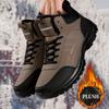 Large size velvet cotton shoes outdoor hiking shoes mountain camping travel shoes warm snow boots casual shoes