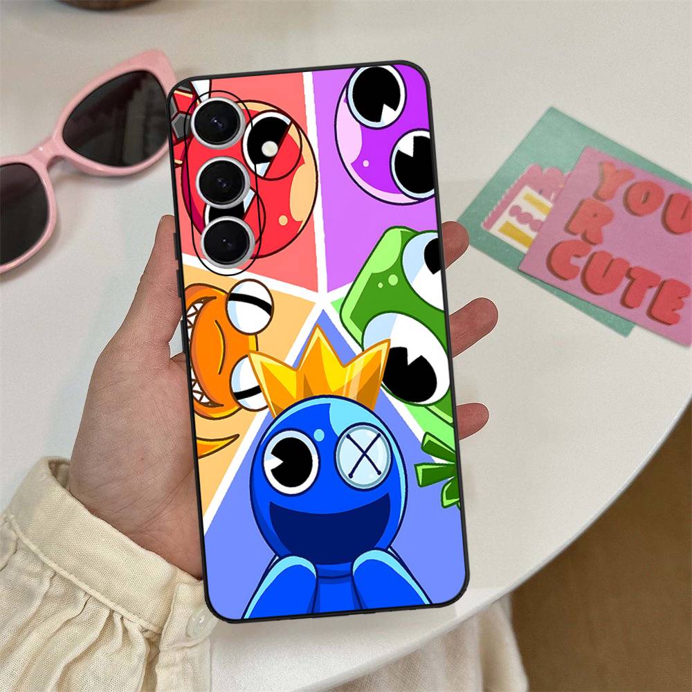 Cartoon R-Rainbow Friends Phone Case For Samsung S 24 Fe 25 Ultra Plus 20 Lite 21 30 22 23 24 22 Ultra 5G Fundas