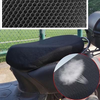 Summer Breathable Motorcycle Seats Cover Waterproof Anti-Slip Motorcycle Cushion Sun Protection Heat Insulation Seat Net