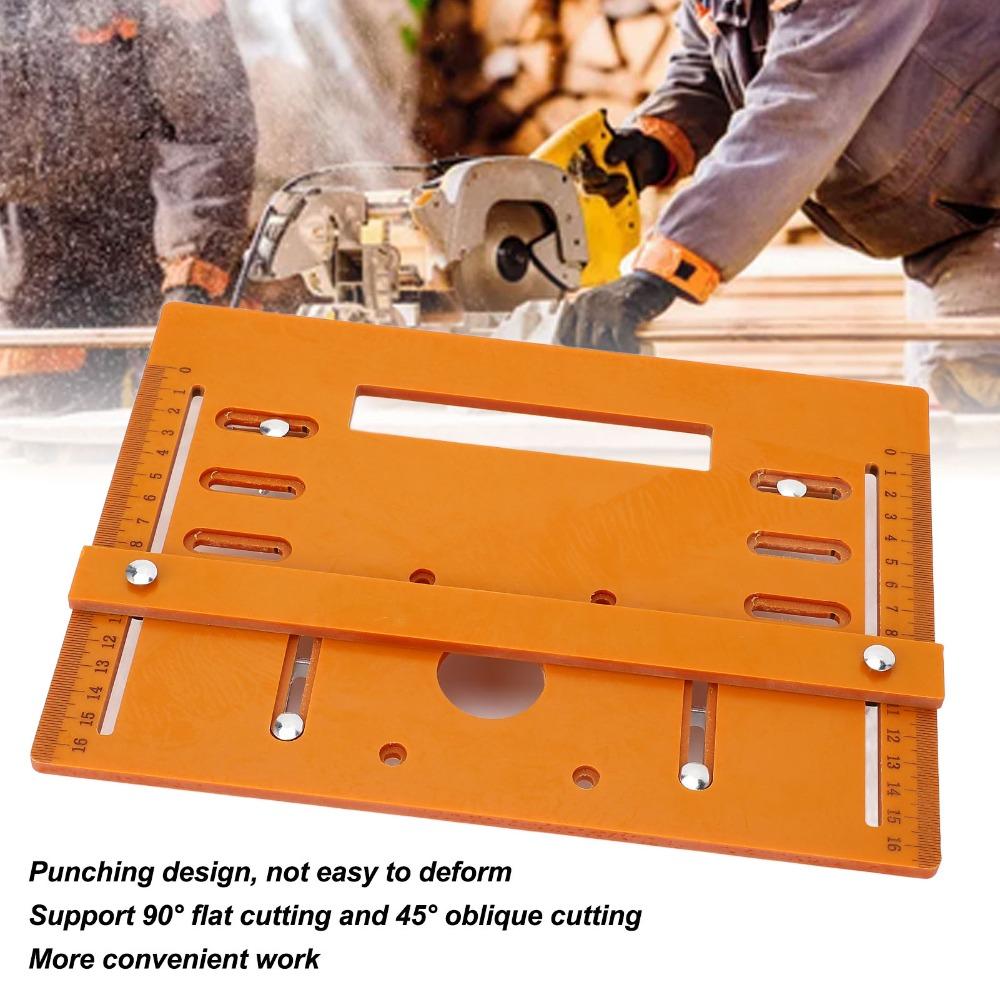 4 Inch Cutting Machine Base Plate 5mm Thickness Circular Saw Base Plate  Woodworking