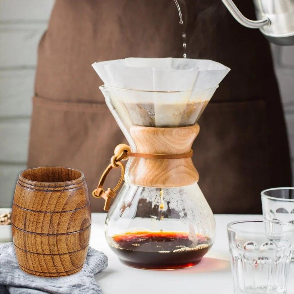 Jujube ceașcă de ceai din lemn anti-opărire ceașcă din lemn ceai refolosibil cafea lapte vin izolație termică apă băuturi cadou pentru bucătărie