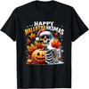 Vintage Halloween Merry Christmas Happy Hallothanksmas T-Shirt
