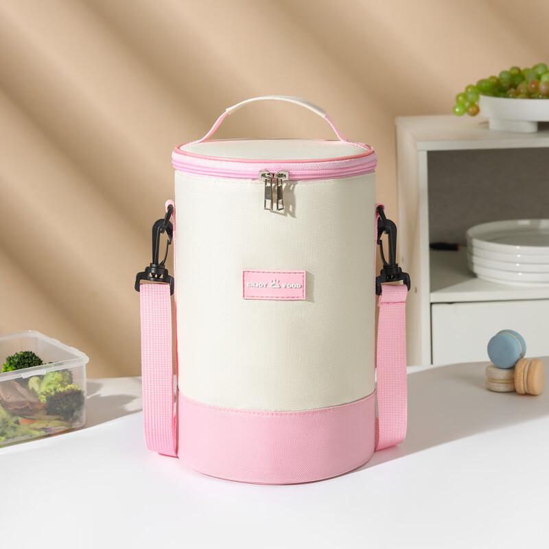 Lee Shen Round Insulated Lunch Tote