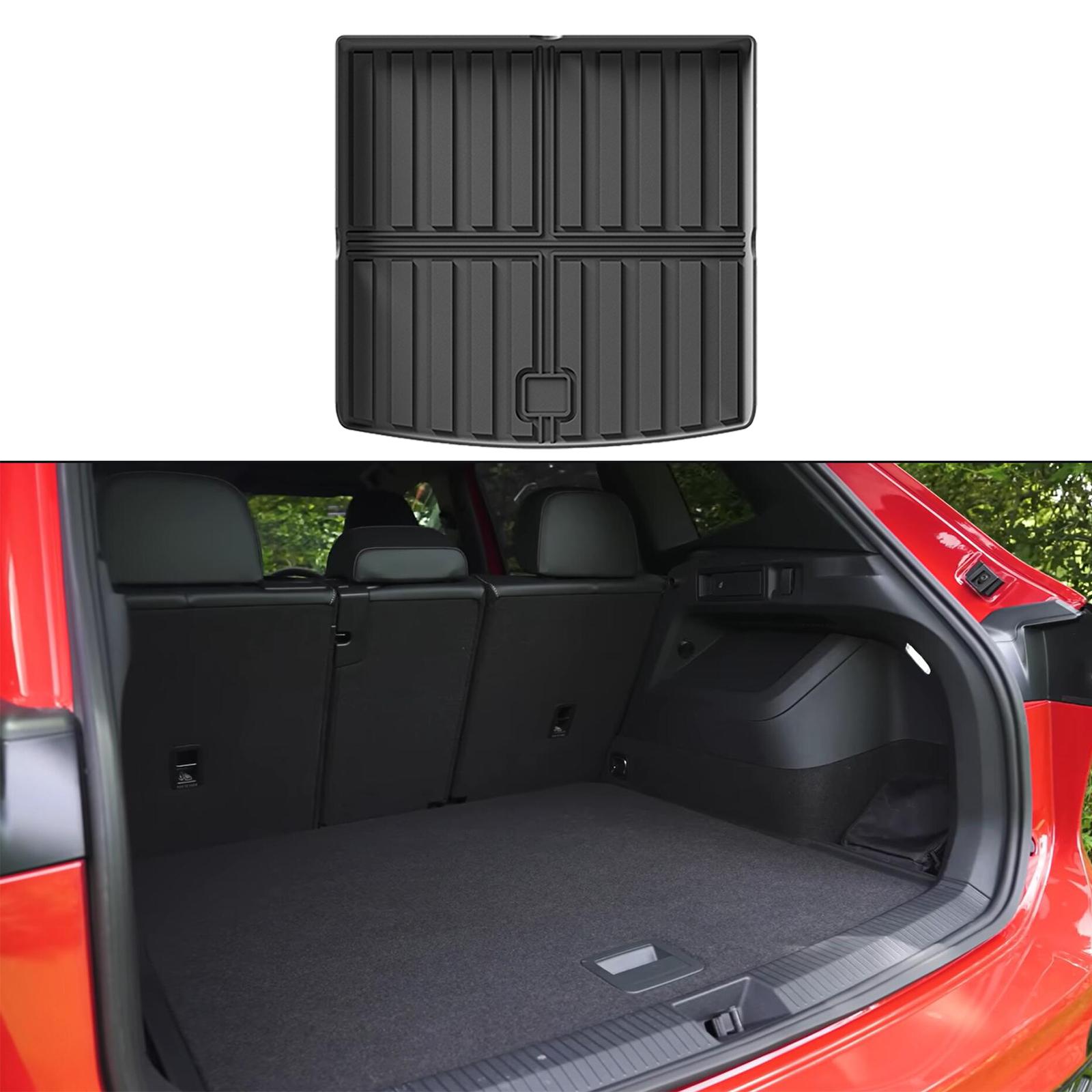 for VW Tiguan tayron 2025 2025 Car Floor Mats Trunk Backrest Pad TPE
