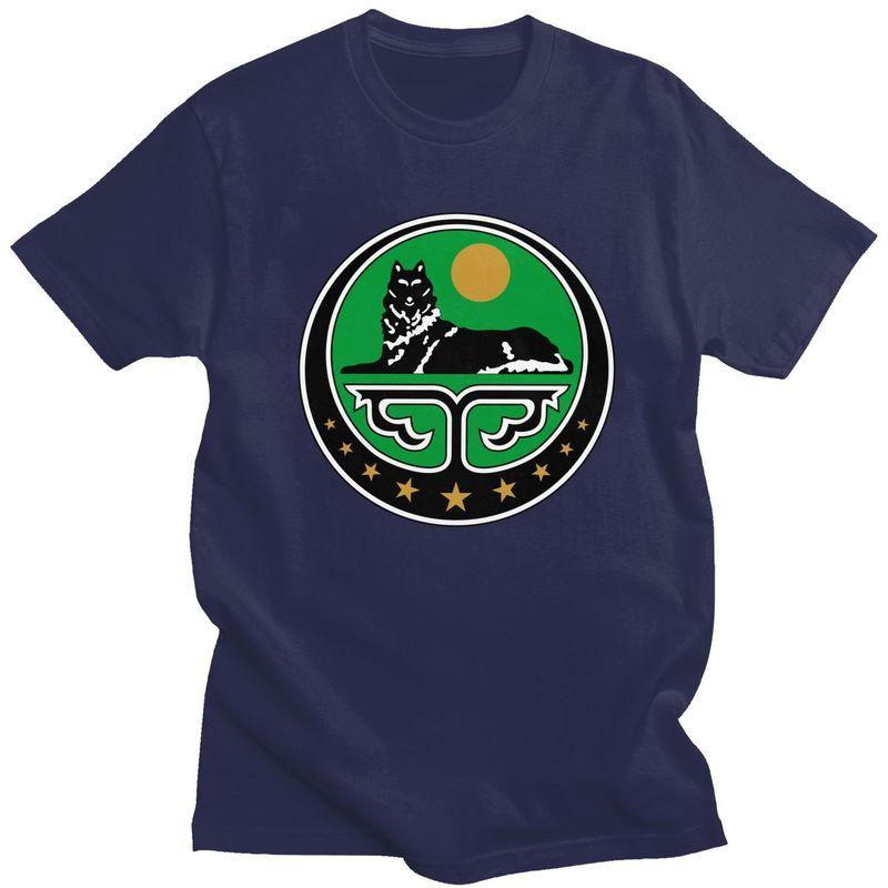 T-shirt Personalizzata Cecena Uomo Manica Corta Cotone Puro T-shirt Tempo Libero Stemma della Cecenia Magliette Streetwear
