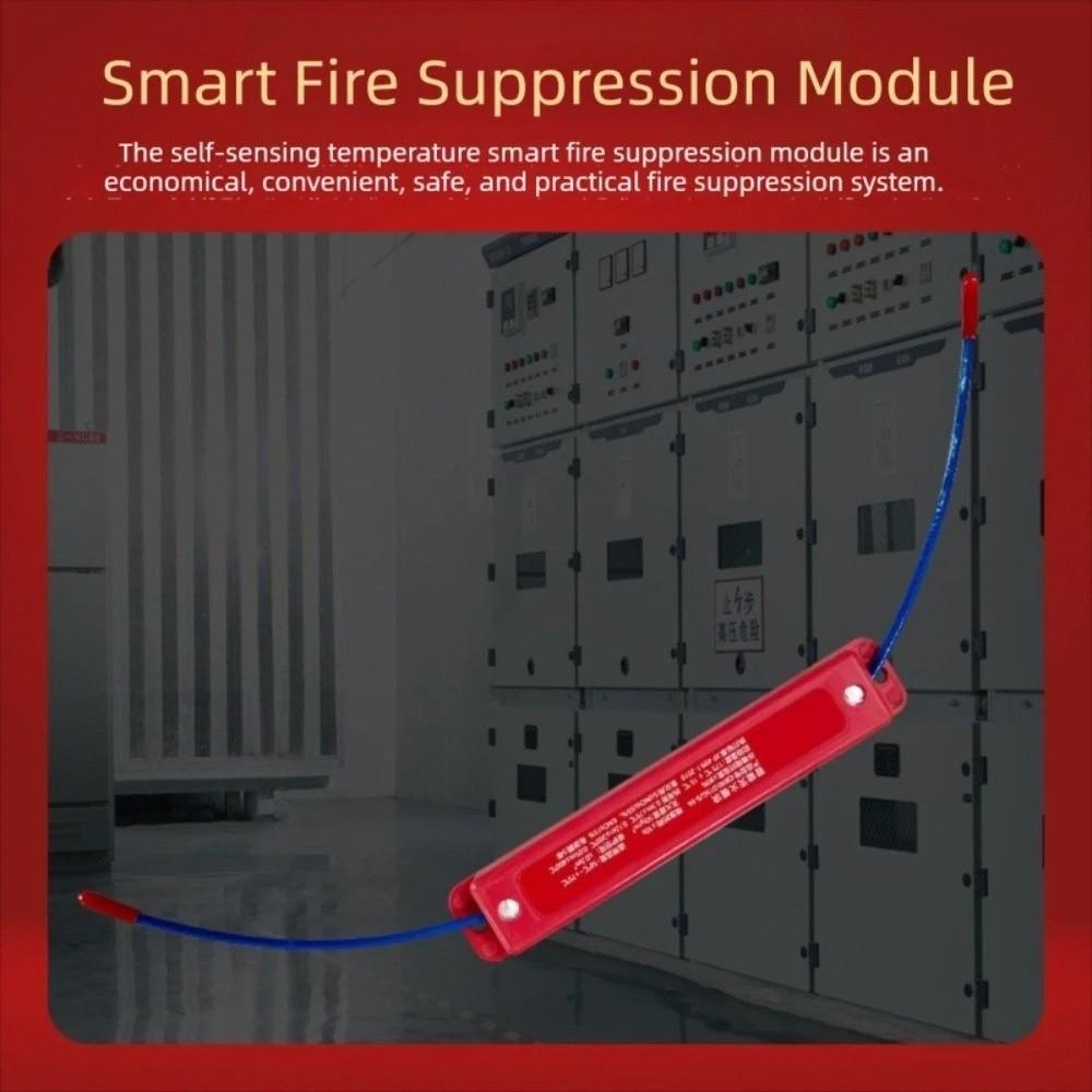 Dual-Line Design Flame Retardant Device Automatic Fire Extinguishing Sticker  Car Accessories
