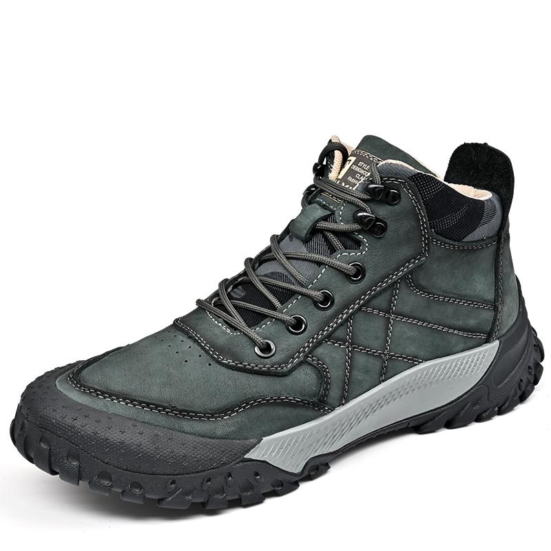 Trendy Brand Men's Casual Shoes Outdoor Hiking Shoes Winter Cotton Shoes High Top Shoes Men's Sports Shoes Free Delivery
