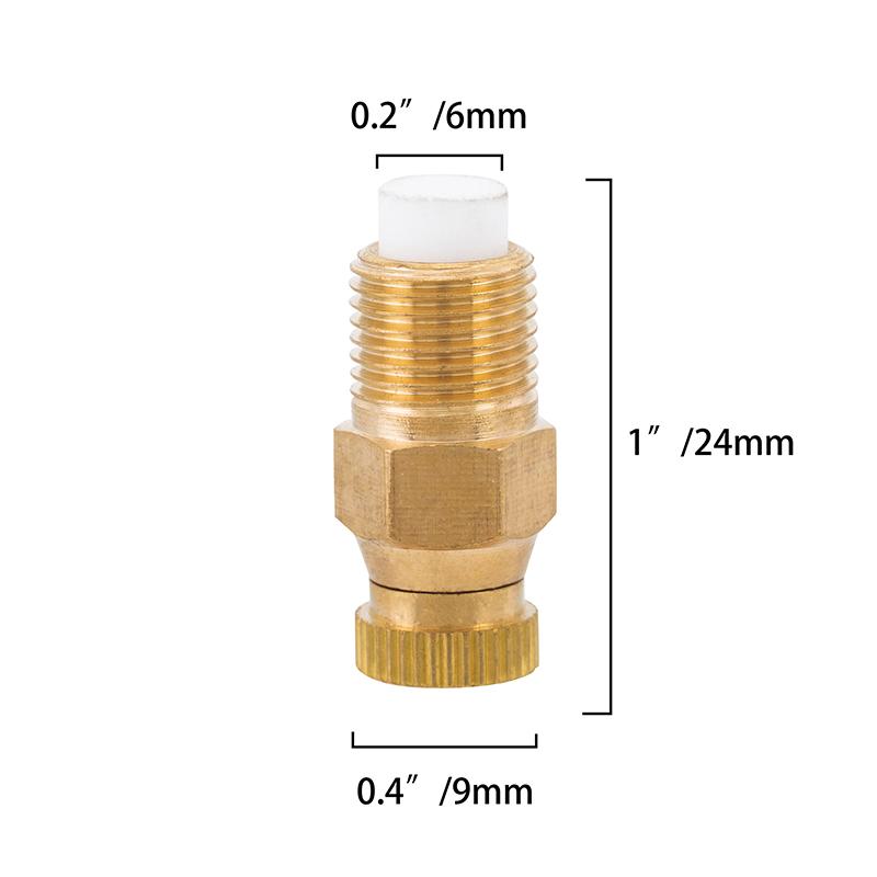 

Brass Threaded Mist Nozzle Misting Fogging Spray Head Garden Sprinkler Agriculture Water Sprayer Watering Irrigation Tools