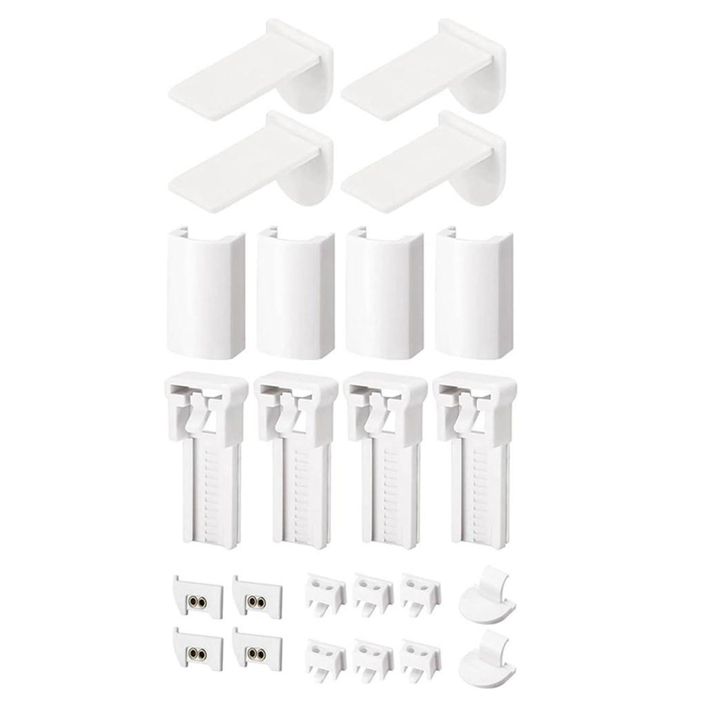 1 Set Suporturi Jaluzele Plisate Kituri Accesorii Instalare Ușoară Cleme Suport Jaluzee Rulou Piese de Schimb pentru Repararea Jaluzelelor de Fereastră
