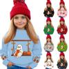 Kids' Casual Long-sleeved Sweatshirt with Halloween Print, Suitable for Holiday Parties and Everyday Wear.