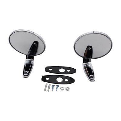 2PCS Espelhos de Porta Cromados Externos Retrovisores Para 1966-1975 Dodge Plymouth 2802834 2802710 3685955