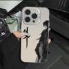 Ink Painting Sword To Apply iPhone14ProMax/15 Light Luxury 13/12 All-inclusive Anti-drop 11 Apple Phone Case