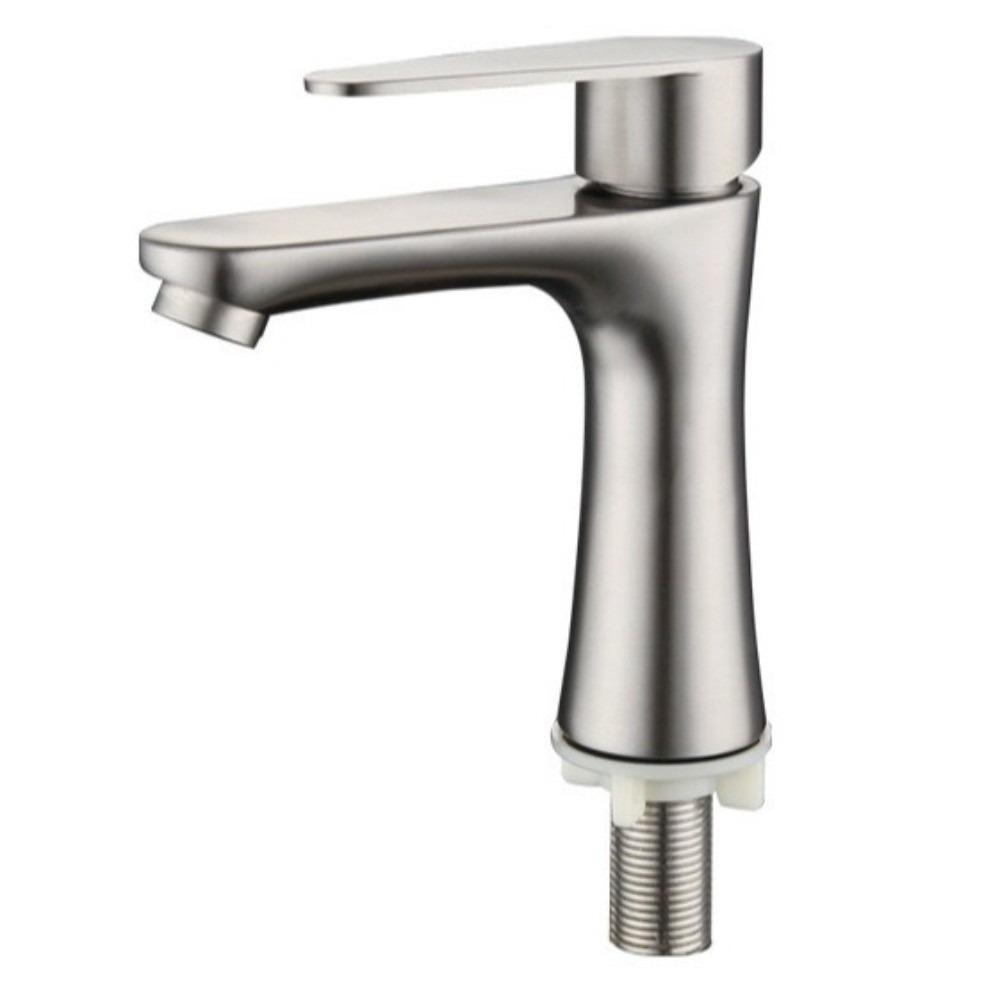 Single Handle Stainless Steel Faucet Anti-Leakage Washing Machine Faucet  Bathroom Fixture
