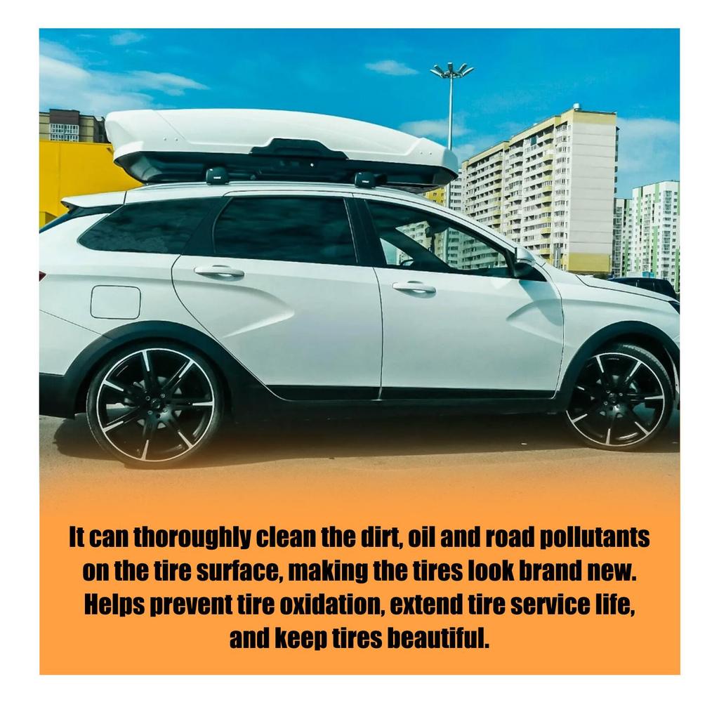 Rayhong Car Tire And Rim Cleaner Spray Rust Remover For Wheels Restore Shine And Protect With Cleaning Cloth 1 Set