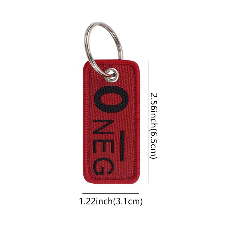 1 Stück Rote Serie Gestickter Schlüssel Cool Buchstabe Zitat Schlüsselanhänger Schlüsselanhänger Für Auto Motorrad Schlüsselanhänger Halter Schmuck Zubehör
