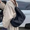 European American Retro Tote Bag Light Luxury Stylish Large-capacity Shoulder Bag New Suede Handbags Simple Casual Commuter Bags