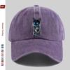 Pc Unisex Luminous Cat Print Pattern Baseball Cap Cute Pet Cat Print Is an Ideal Decorative Hat for Travel And ValentineS Day