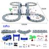Electric Racing Rail Car Kids Train Track Model Toy Railway Track Racing Road Transportation Building Slot Sets Toys