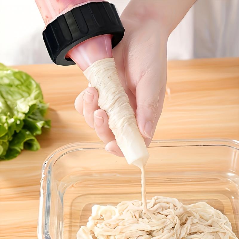 Durable Plastic Sausage Stuffer Tool - Handheld Sausage Maker for Homemade Sausages, Kitchen Gadget for Party Food Crafting