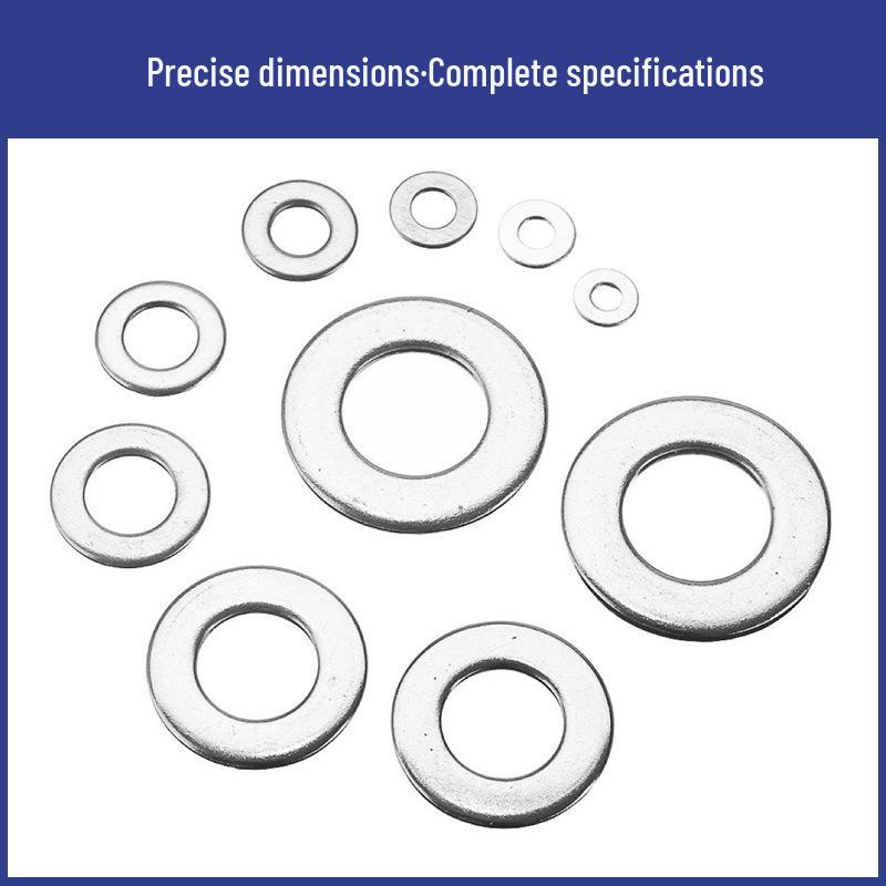 Zestaw podkładek płaskich 180+ Spec: M2-M10