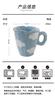 320ML Blue Cloud Hand Pinch Mug, Underglaze Color Ceramic Milk Coffee Cup, Office Drinking Ceramic Couple Breakfast Student Gift