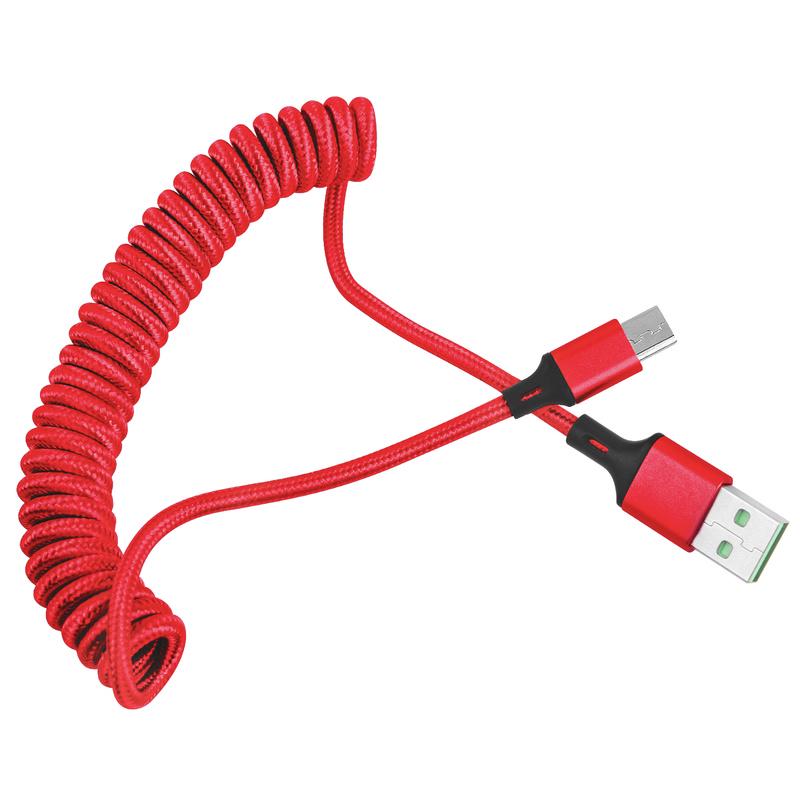 5A USB C Kablosu Hızlı Şarj Bahar Kabloları iPhone için Yıldırım Tipi C Kablo Mikro Veri Kablosu Huawei Xiaomi için 1.5 m