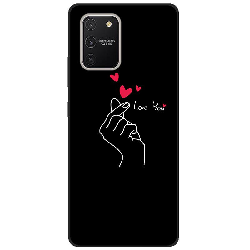 For Samsung Galaxy S10 Lite Case G770F Silicone Black Soft Back Cover for Samsung S10 Lite Case 2020 TPU S10Lite Cover S 10 Lite