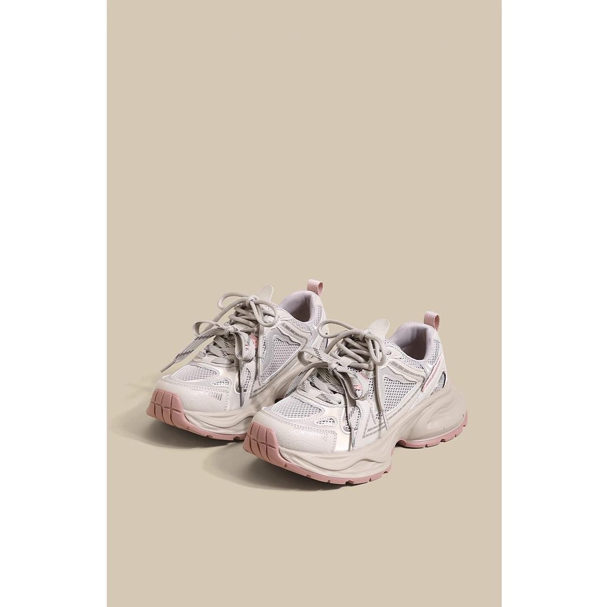 

Platform dad shoes women s spring new breathable versatile sports and leisure student running shoes women 40