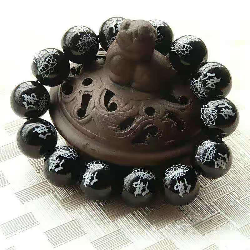 Red Natural Beautiful Stone Beads Elastic Beaded Bracelet Bracelets for Men and Women Bracelet Ornaments